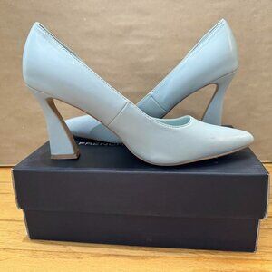 French Connection Women's Raven Flared Heel Pumps - Light Blue